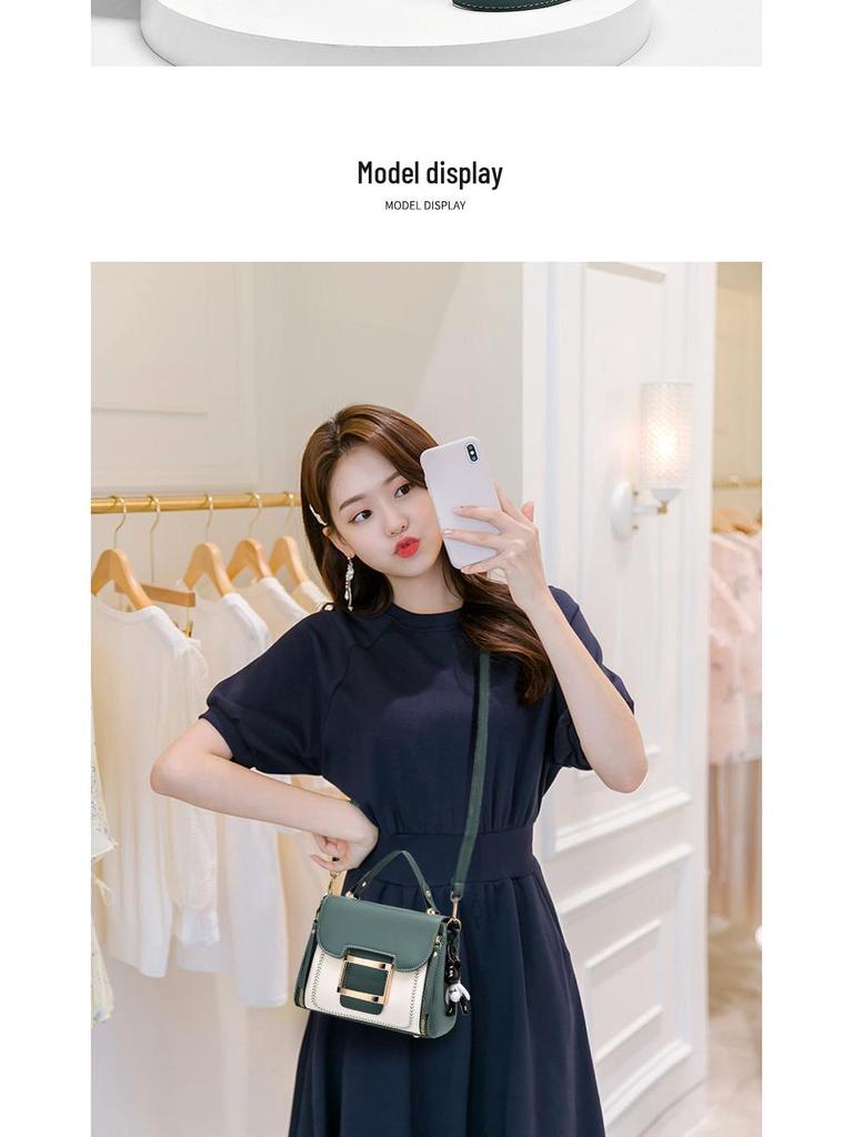 Women's Small Crossbody Bag - 2020 Fashion Influencer Shoulder Bag, Korean Style Square Handbag