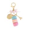Cute Macaron Cake Pendant Car Key Ring Keychain Alloy Holder Bag Purse Accessory