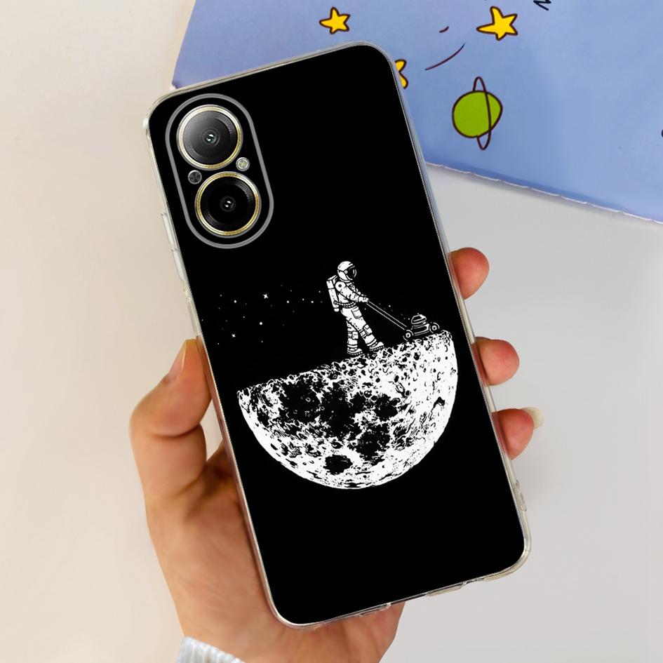For OPPO Realme C67 4G Case Cute Cartoon Clear Soft Silicone Back Cover For Realme C67 4G RMX3890 C 67 RealmeC67 Shockproof Case