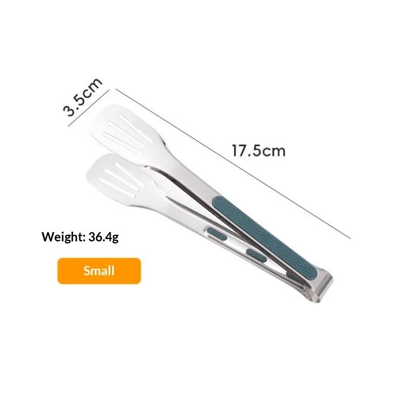 1pcs Stainless Steel Food Clip 304 Thickened Anti-scalding Steak Barbecue Baking Special Bread Food Kitchen Household Tools