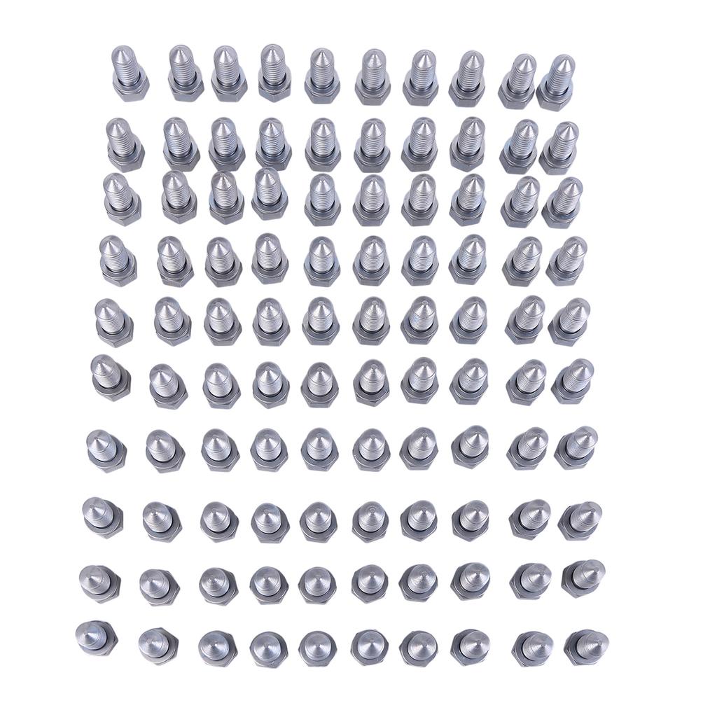 100Pcs For V-W A-udi Seat Skoda Engine Oil Pan Drain Plug Bolt Screw Replaces N90813201 N90813202