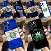 El Salvador Flag Phone Case For iPhone 16 15 Pro Max 14 11 13 12 Mini 7 8 Plus X XR XS Max Cover