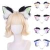 Realistic Kitten Ears Hairband Furry Headbands Plush for Coser Role Play and Photography Props