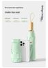 Gradient Dual-Use Umbrella: Sun Protection & Rain Shield, Manual Folding Design, High-End Feel