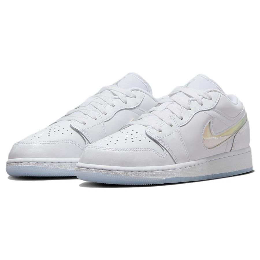 Air Jordan 1 Low SE Glitter Swoosh GS FQ9112-100