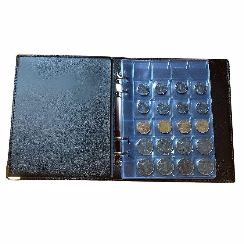 Version auf Englisch Album für Münzsammlung mit großer Kapazität für 480 Münzen für antike Münzen