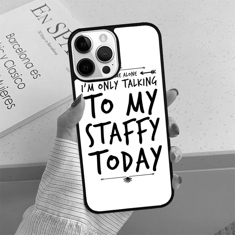 Staffordshire Bull Terrier Staffy Dog Phone Case For iPhone SE2020 15 16 14 13 12 11 Pro Max Coque For Apple 8 PLUS 7 fundas