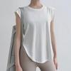 Women's Summer Short Sleeve Nude Yoga & Pilates Top