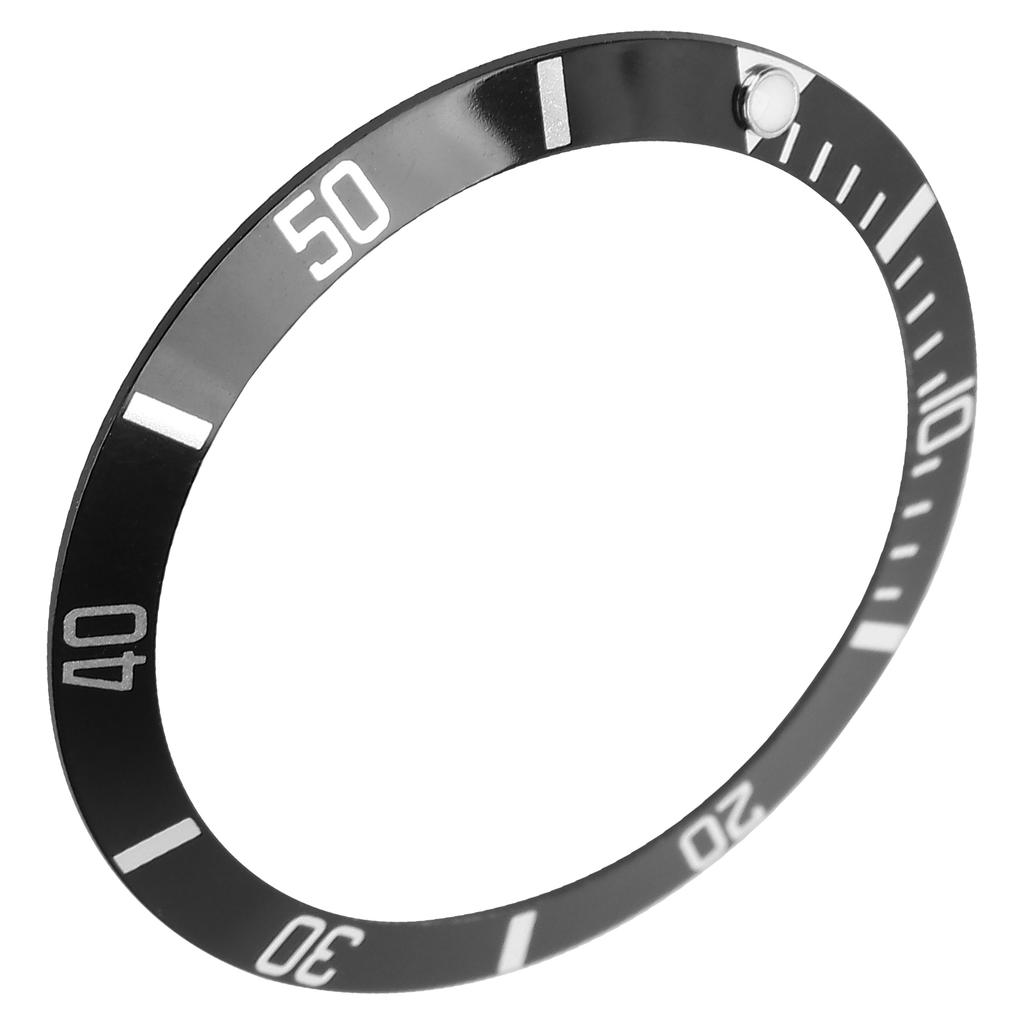 Professional Wristwatch Bezel Insert Loop Replacement Watch Bezel Insert Ring AccessoryBlack