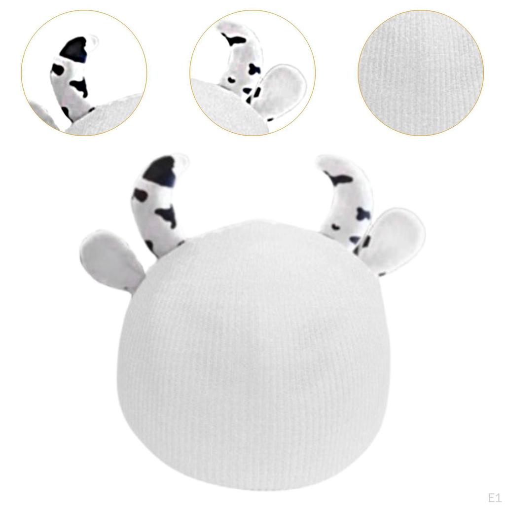 Ski Helmet Cover Beanie Knit Hat Soft Cute Decoration for Women Girls Helmets Accessories