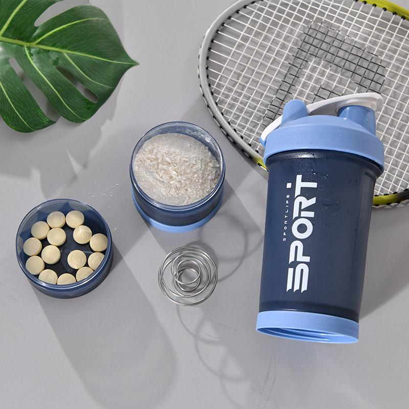Plastic Shaker Cup for Protein Powder, Water & Liquids - Perfect for Outdoor Sports, Fitness & Students