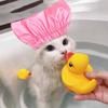 Adjustable Elastic Universal Ear Prevention Cover Cat Bathing Cap Dog Accessories Dog Shower Cap