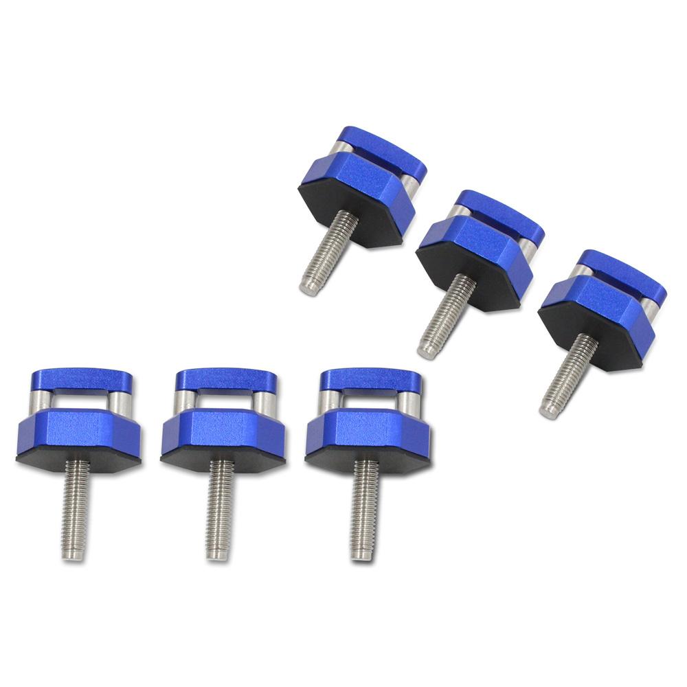 6Pcs Aluminum Alloy Hardtop Bolts Fit For Jeep Wrangler Jk Jl Jt