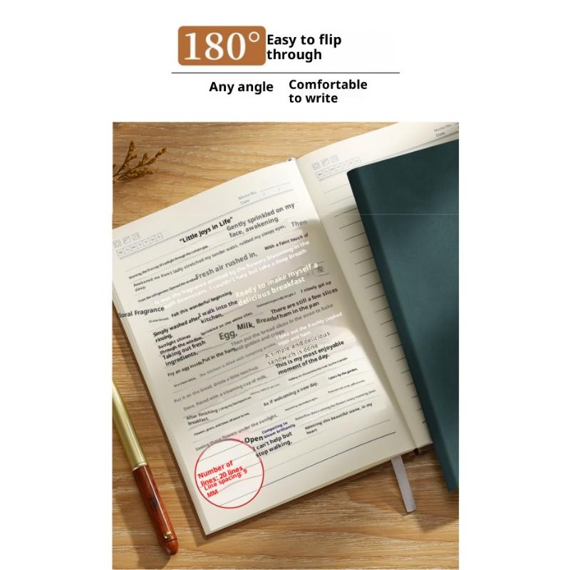 Vintage A5 Leather Notebook With Personalized Soft Cover - Perfect For Business Meetings And College Life