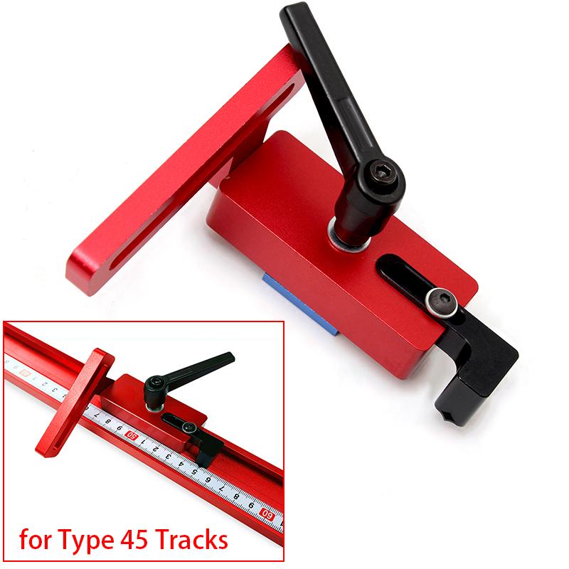 1Pc 19/30/45/75Type T-tracks T-Slot Aluminium Alloy Miter Track Jig Miter Bar Slider Table Saw Router Table DIY Woodworking Tool