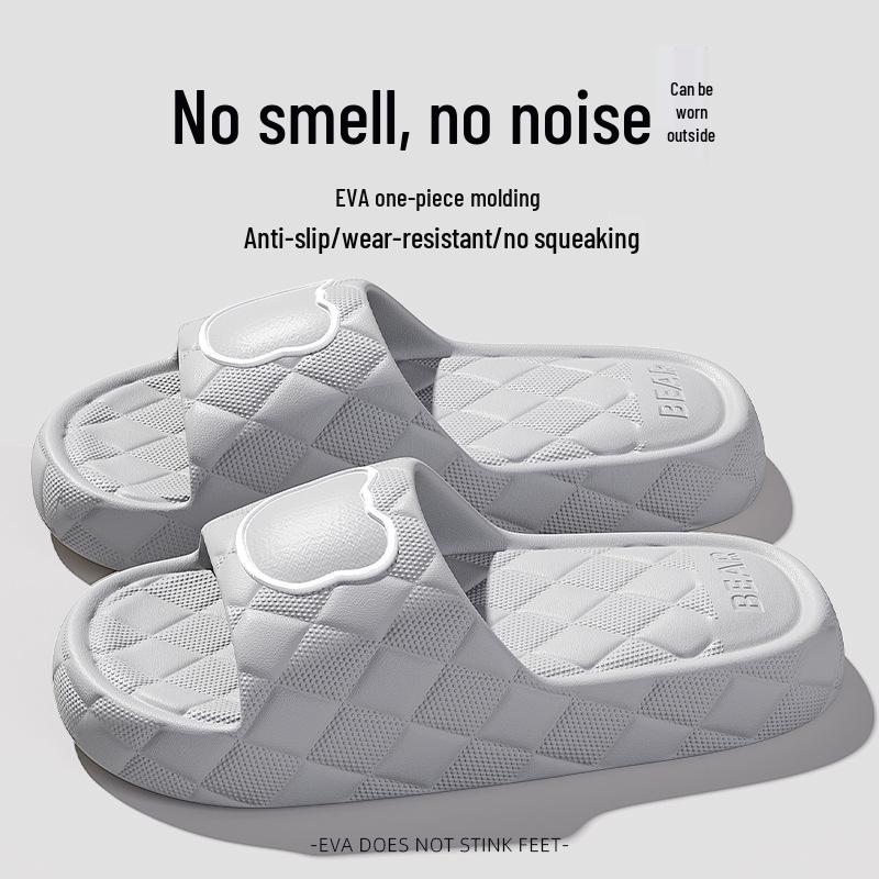 EVA Non-slip Indoor Bathroom Sandals for Men & Women - Thick Sole, Deodorant Summer Slippers