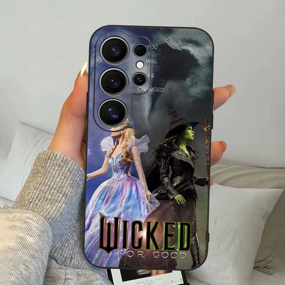 

W-Wicked Movie G-Glinda Phone Case For Samsung S 24 Fe 25 Ultra Plus 20 Lite 21 30 22 23 24 22 Ultra 5G Fundas Samsung S23 ULTRA 5G