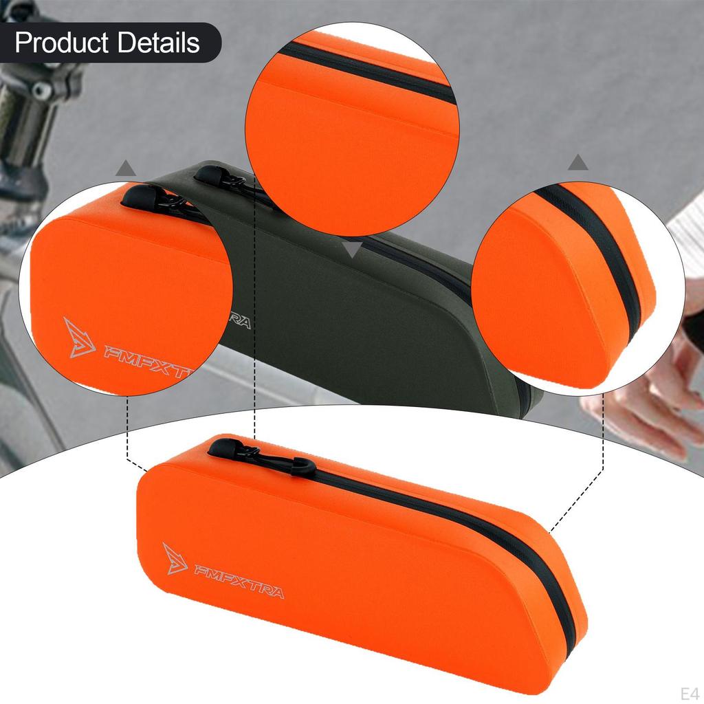 Fiets Voorframe Tas Herbruikbare Houder Opbergruimte Fietspakket Buidel voor Zaklamp Trip Sleutels Bril
