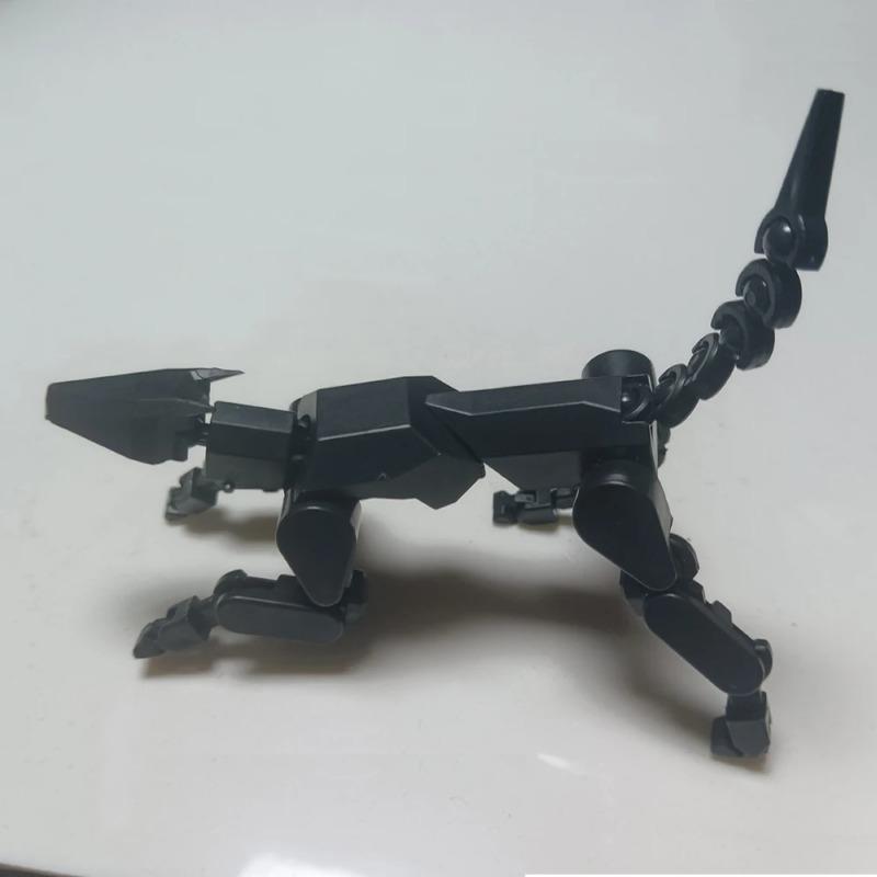 3D Multi-Jointed Movable Shapeshift Robot Joint Dog Creative Printed Mannequin Dummy Action Model Doll Toys for Children's Gifts