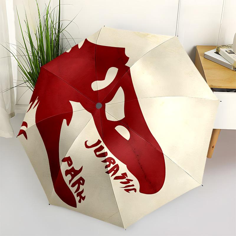 1pc Dinosaur Jurassic Windproof Automatic Umbrella, Lightweight for Women/Men, Perfect Christmas Gift A0811272