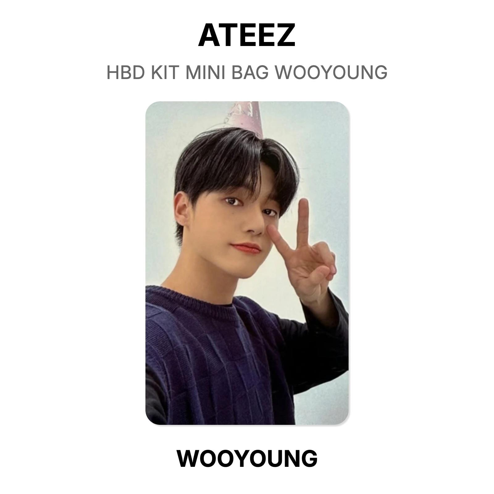 ATEEZ WOOYOUNG HBD KIT MINI BAG WOOYOUNG Official Photocard WOOYOUNG