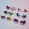Fashion Party Decor Sunglasses Comfortable Gradient Sun Glasses Star Heart Sunglasses Versatile Letter Eyewear For Driving