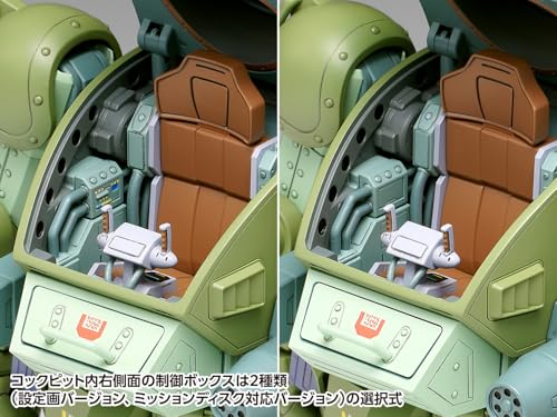 Wave Armored Trooper Votoms Scope Dog Turbo Custom Kiriko's Unit 1/24 Scale, Approx. 19cm Tall, Pre-colored Plastic Model Kit BK-182 (Robot)