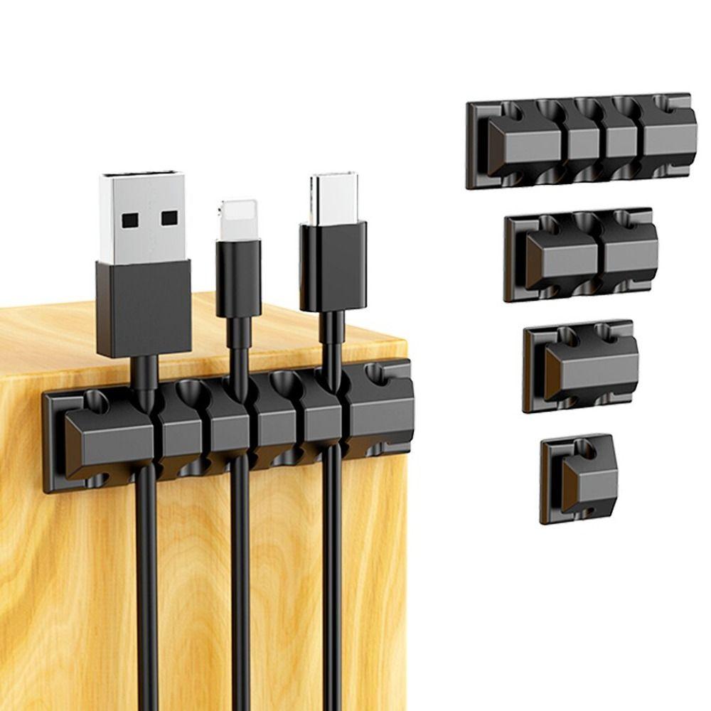 

Clips Cord Clamp Tie Fixer Wire Management Wire Holder Cord Clip Cable Organizer Usb Cable Winder