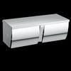 Stainless Steel Bathroom Tissue Box with Roll Holder