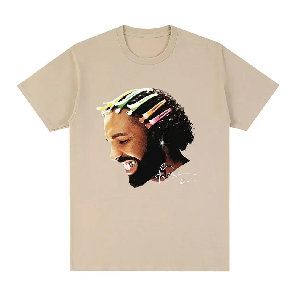 Rapper Drake for All The Dogs Pattern T-shirt Women's Hip Hop Fashion T-shirt Casual T-shirt Plus Size Street Clothing