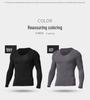 Herren Slim Fit Langarm Thermische V-Ausschnitt und Rundhals Tops