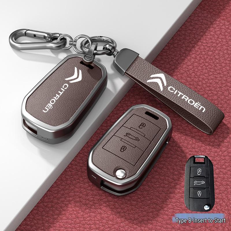 Car Key Cover & Buckle for Citroen C3XR, C4L, Tianyi, C5, C4 Sega, Elysee, C6 Models