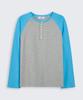 FRAGE Henley Neck Raglan T-Shirt