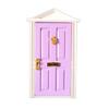 Wooden Entryway Door for 1:12 Scale Dollhouse