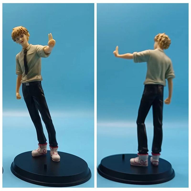 Человек-бензопила, Демон, Человек-бензопила, Кровавый демон-человек, Пава, Дианджи, Бир, Стоячая позиция, Коробка с фигуркой