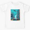 Futuristic Cityscape No5 Kids T-Shirt