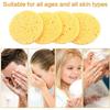 Cosmetic Puff Wood Pulp Cleansing Tool Massage Brush Wood Pulp Sponge Face Cleaning Sponge Pad