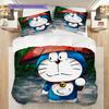 Doraemon Set Comfortable Sleep Threepiece Set 1 Duvet Cover 2 Pillowcase Without Core Duvet Cover And Pillowcase Christmas Birthday Gift