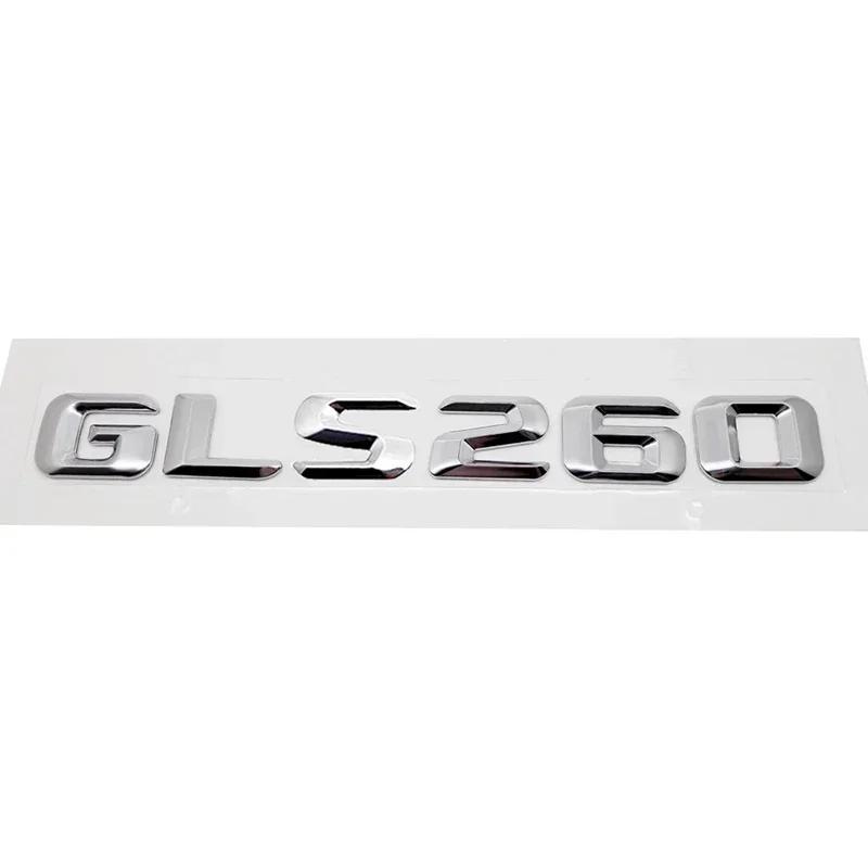 Car Rear Sticker Alphabet Trunk Badge Decal Exterior for Mercedes Benz GLS200 GLS250 GLS260 GLS300 GLS320 GLS350 Accessories