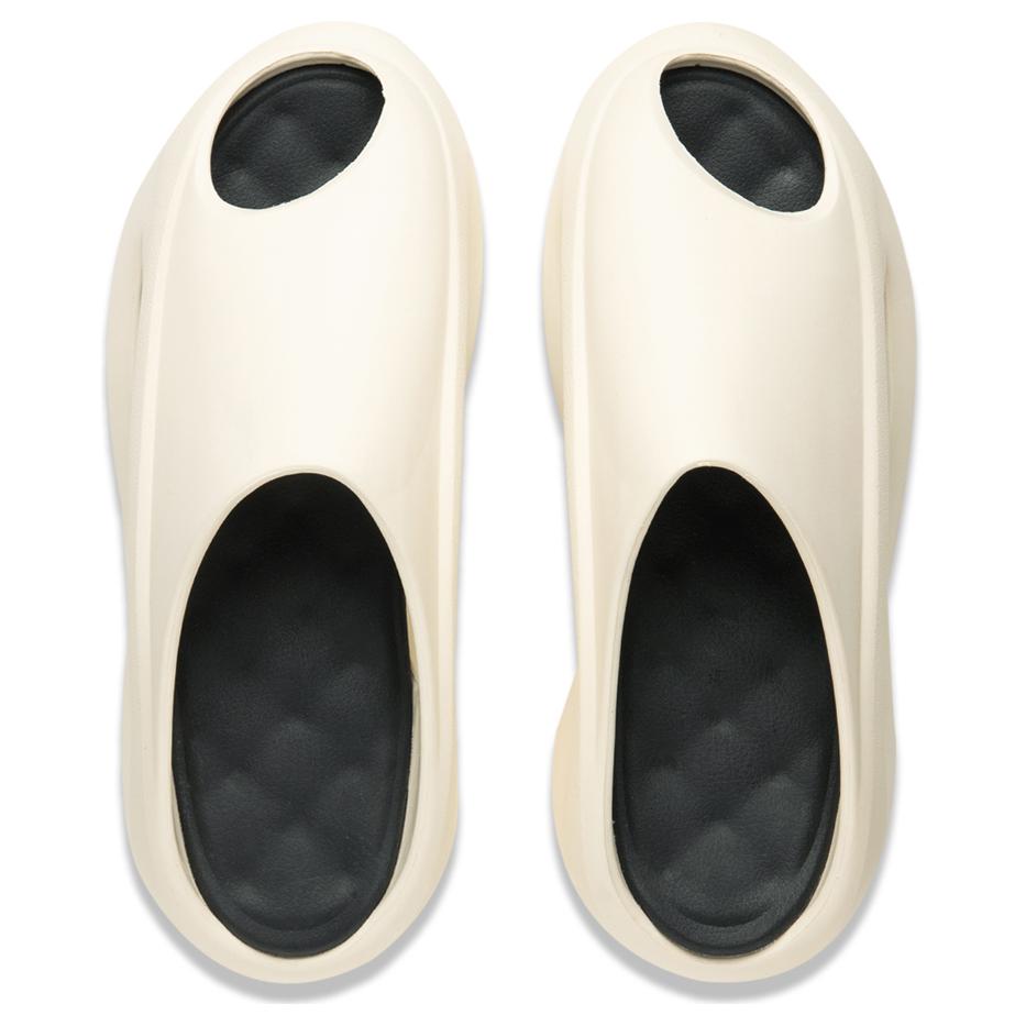 Li Ning Cloud Travel Slay Comfortable Trendy Non-Slip Wear-Resistant Slide Sandals Unisex Footwear White Black AZSU027-1