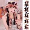 Breathable Beach Straw Hat Large Eaves Exquisite Flower Wide Brim Hat Foldable Uv Protection Handmade Hat Fashion Sunscreen