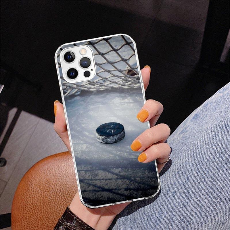 Ice Hockey Rink Sport Phone Case For iPhone 17 Air 16 Pro Max 16E 15 + 14 Plus 11 12 13 Mini 7 8 SE Gift Print Cover Fundas 17 A