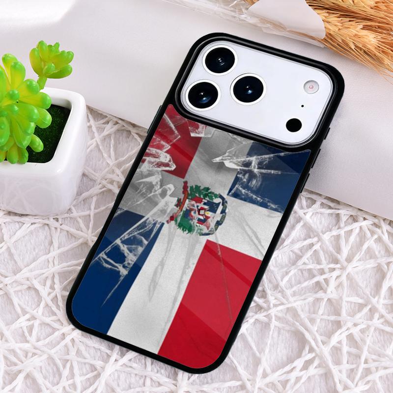 Dominican Republic Flag Soft Phone Case for iPhone 17 Air 16 15 11 12 14 13 Pro Max Shockproof Cover