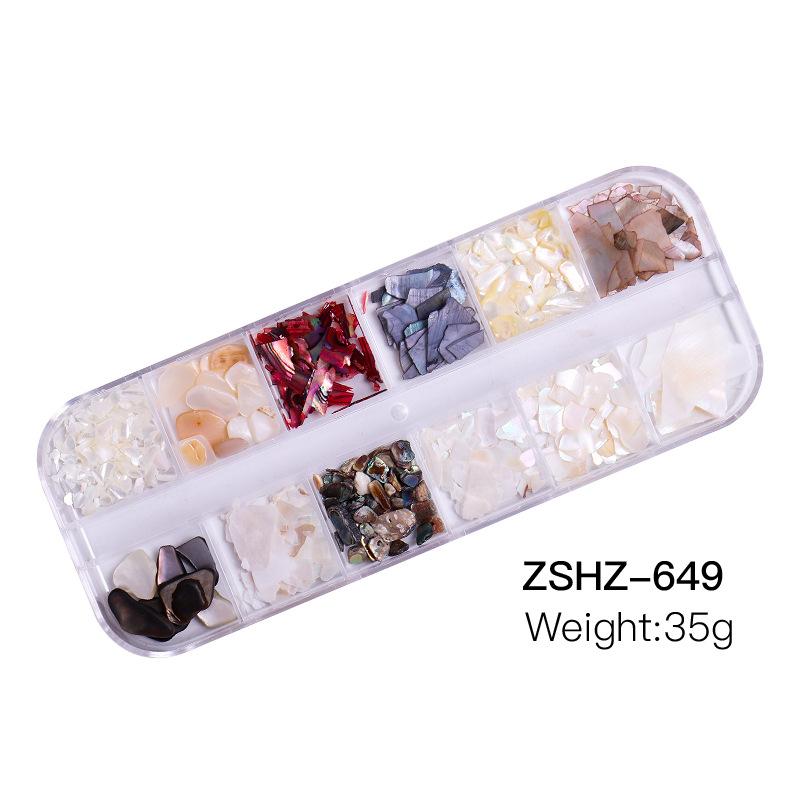 Japanese Ultra-Thin Symphony Nail Art Shell Piece Jewelry Natural Versatile Abalone Piece Nail Accessories