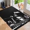 Custom Name Sum 41 Crystal Velvet Floor Rug Personalized Text Soft Carpet Home Decor
