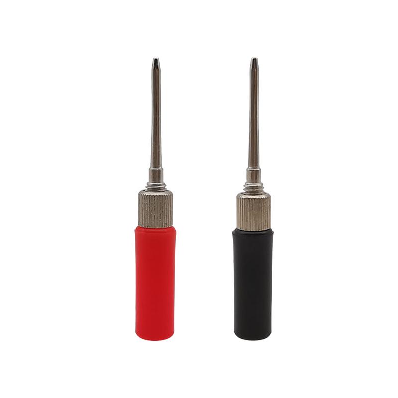 2Mm Spring Electrical Test Probe Tip Hook Wire Connector Solder-Free Test Leads Pin For Digital Multimeter Multi Meter
