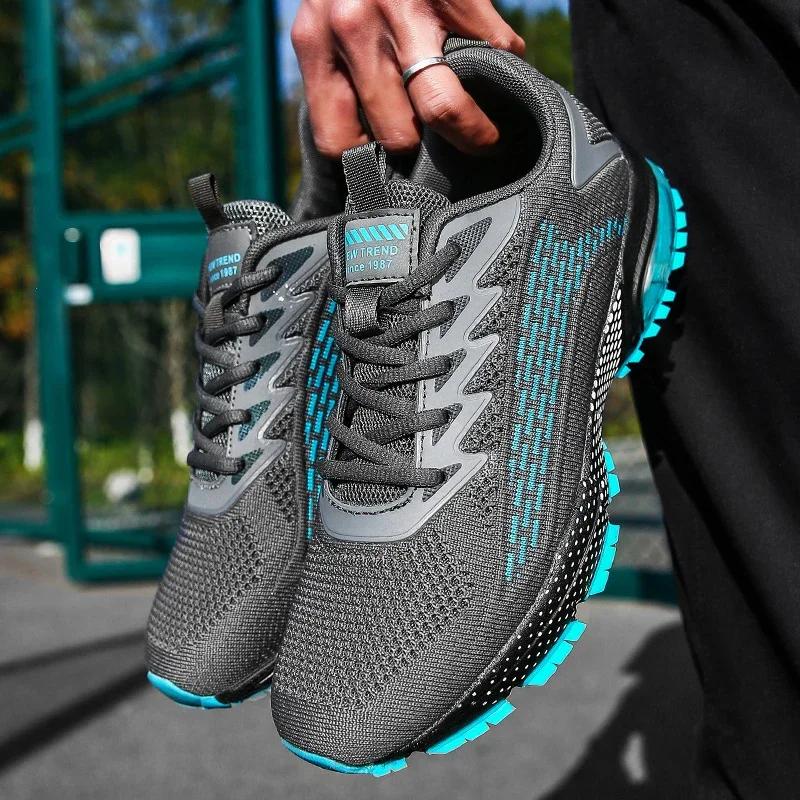 Men Running Shoes New Size 39-47 Breathable Running Sneakers for Men Anti Slip Walking Shoes for Couples