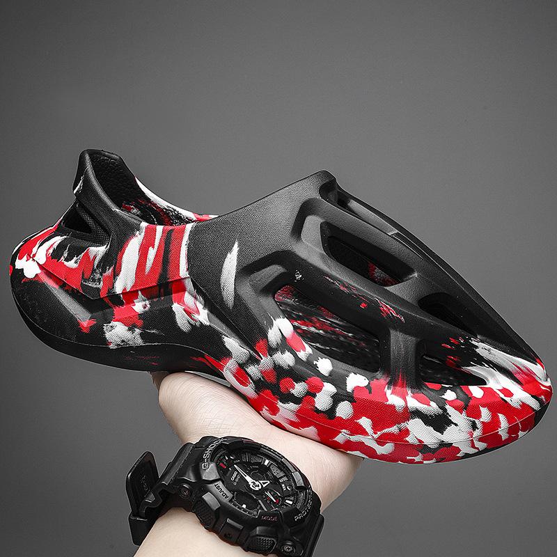 

Обувь Coconut Hole, мужская летняя одежда, нескользящие и дезодорирующие тапочки-мешки, спортивные пляжные сандалии с мягкой подошвой 36