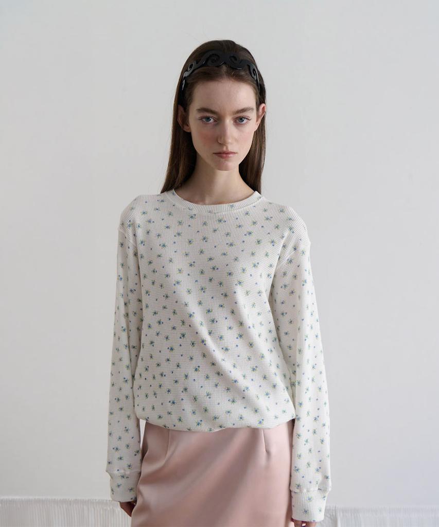 Odeukaelol Blossom Sweatshirt_White