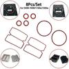 8Pcs Nitrile Rubber Sealing Ring 550/750/950/1100/1500W Air Compressor Gasket For Oil Free Air Compressor Cylinder Head